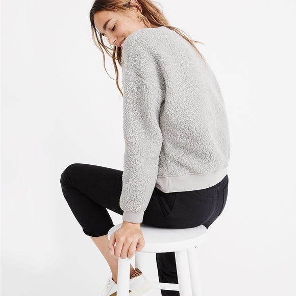 Madewell Polartec® Fleece Crewneck Sweatshirt - Picture 3 of 10